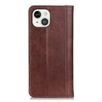 Capa iPhone 13 Leather Split Elegance