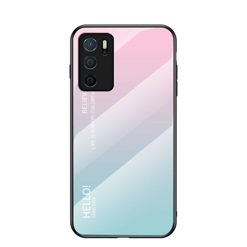 Oppo A16 / A16s Capa de vidro temperado Olá