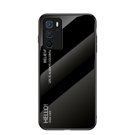 Oppo A16 / A16s Capa de vidro temperado Olá