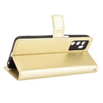 Capa de Couro Flashy Leatherette em frente à A16 / A16s