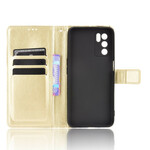 Capa de Couro Flashy Leatherette em frente à A16 / A16s