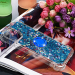 iPhone 13 Glitter Case com anel de suporte