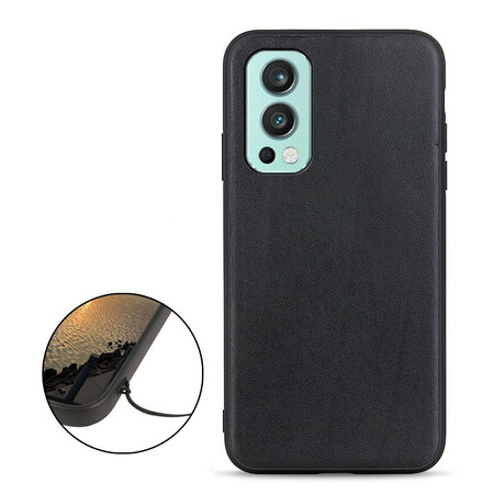 OnePlus Nord 2 5G Lychee Capa de Couro Genuína Lychee