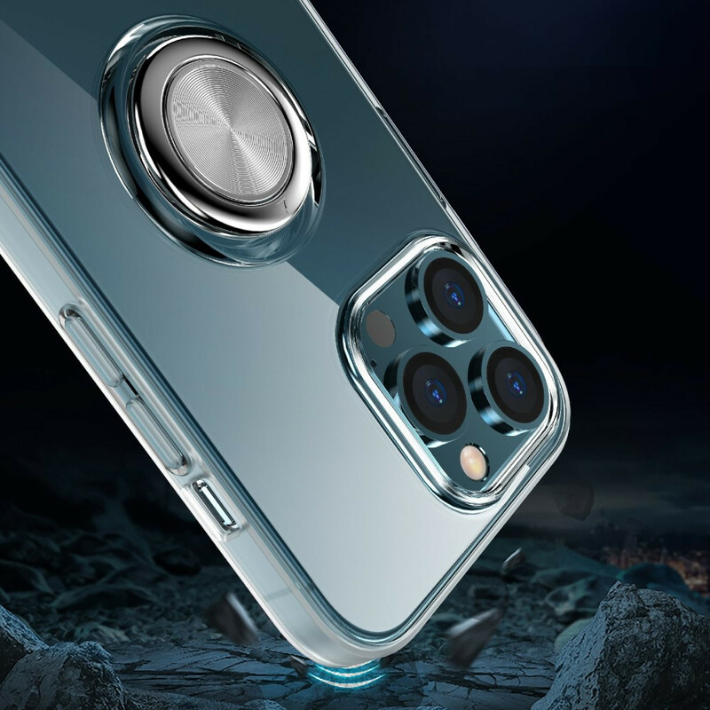 iPhone 13 Capa transparente com anel de suporte