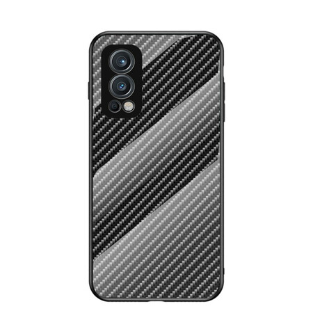 OnePlus Nord 2 5G Capa de vidro temperado em fibra de carbono