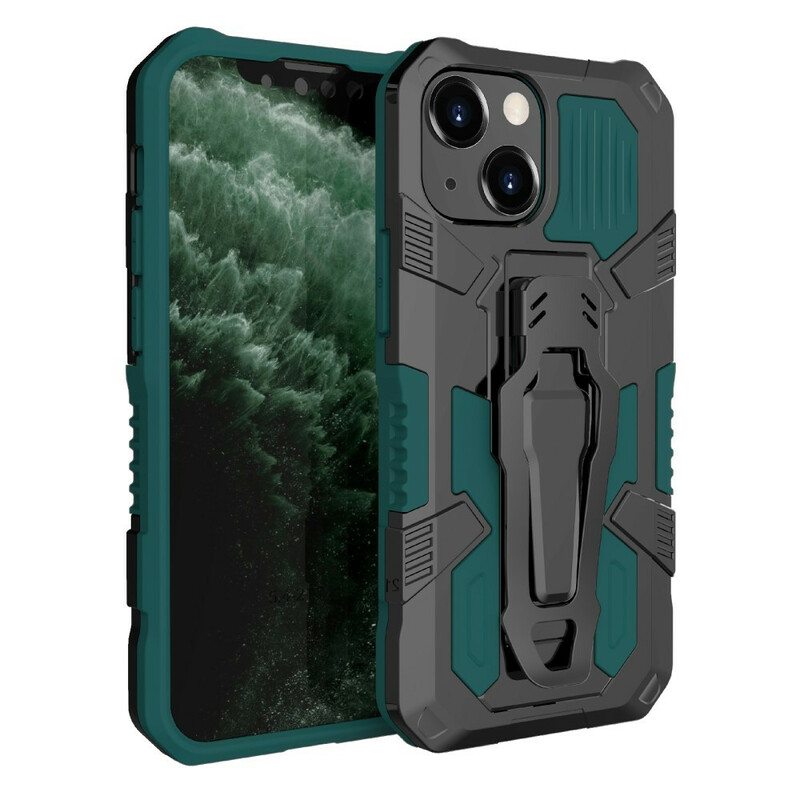 iPhone 13 Capa robotizada com clipe de cinto