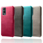 OnePlus Nord 2 5G Capa de Efeito Couro KSQ