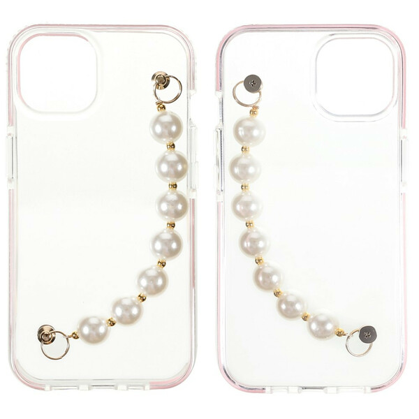 iPhone 13 Bracelet Beads da capa de silicone