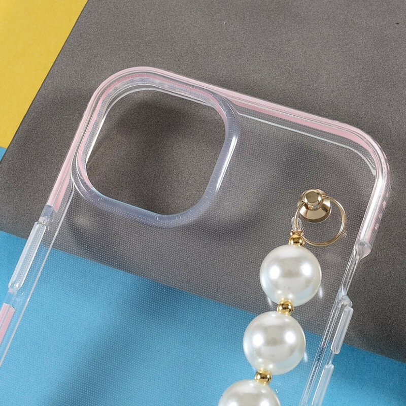 iPhone 13 Bracelet Beads da capa de silicone