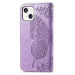 iPhone 13 Capa de Borboleta Half Butterfly