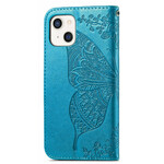 iPhone 13 Capa de Borboleta Half Butterfly