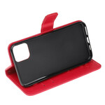 Capa para iPhone 13 Borboletas e Flores com Lanyard