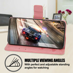 Capa para iPhone 13 Borboletas e Flores com Lanyard