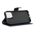 Capa para iPhone 13 Árvore e Corujas com Lanyard