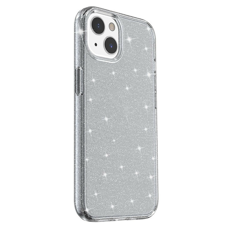 iPhone 13 Capa transparente Glitter