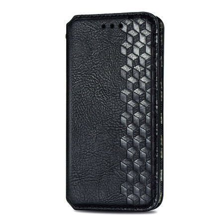 Tampa Flip Cover OnePlus Nord 2 5G Efeito Couro Diamante