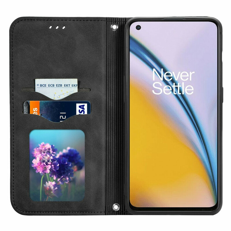 Capa Flip Cover OnePLus Nord 2 5G Skin-Touch Design