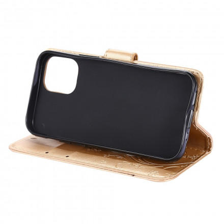 Capa para iPhone 13 Borboletas em Flores