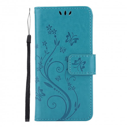 Capa para iPhone 13 Borboletas em Flores