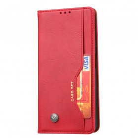 Capa Flip Poco X3 / X3 Pro / X3 NFC Capa de cartão de couro