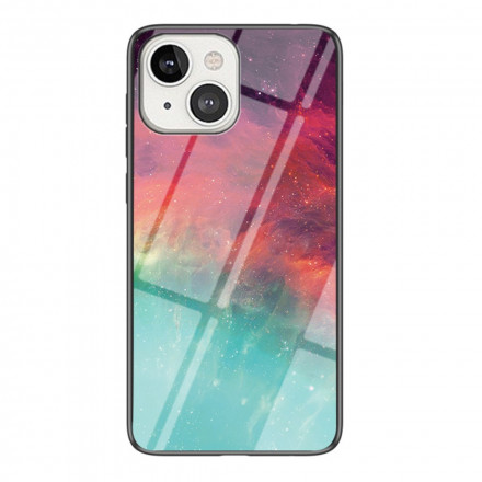 iPhone 13 Capa de vidro temperado Starry Sky