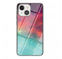 iPhone 13 Capa de vidro temperado Starry Sky