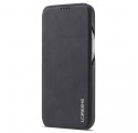 Tampa Flip Cover iPhone 13 Efeito Couro Simples LC.IMEEKE