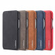 Tampa Flip Cover iPhone 13 Efeito Couro Simples LC.IMEEKE