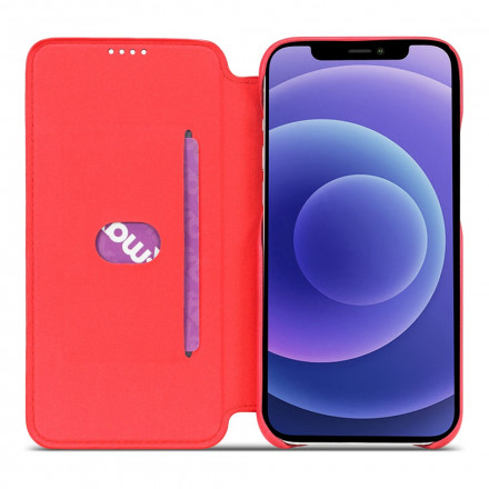 Tampa Flip Cover iPhone 13 Efeito Couro Simples LC.IMEEKE