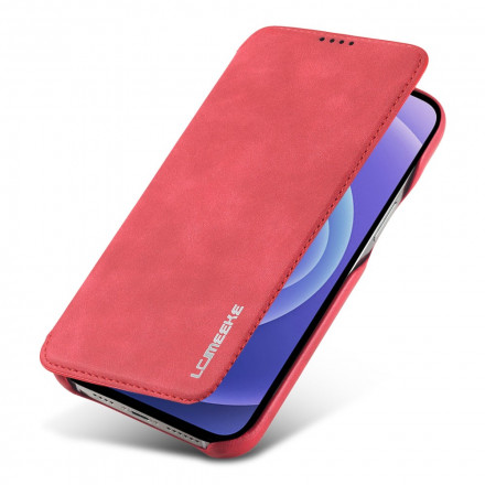 Tampa Flip Cover iPhone 13 Efeito Couro Simples LC.IMEEKE