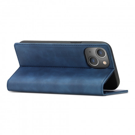 Tampa Flip Cover iPhone 13 LC.IMEEKE Efeito Couro