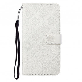 Capa para iPhone 13 Padrão de tapeçaria