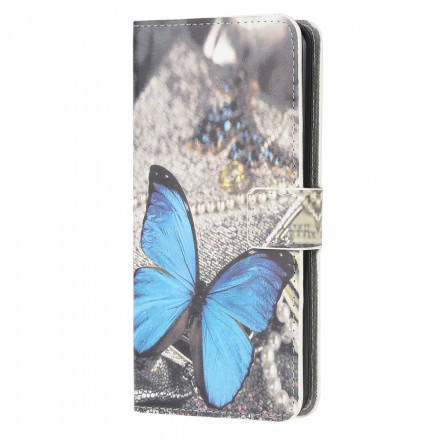 Capa Motorola Edge 20 Lite Butterfly Blue