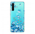 OnePlus Nord Cover Blue Flowers