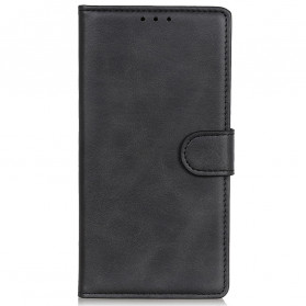 Capa para efeito de couro mate Motorola Edge 20 Lite