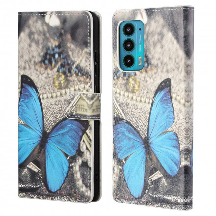 Capa Motorola Edge 20 Butterfly Blue