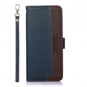 Motorola Edge 20 Style Litchi RFID Case KHAZNEH