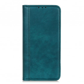 Tampa Flip Cover Versão em Couro Fraccionado Motorola G60s