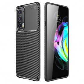 Capa Motorola Edge 20 Fibra de Carbono de Textura Flexível