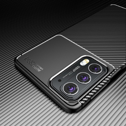 Capa Motorola Edge 20 Fibra de Carbono de Textura Flexível
