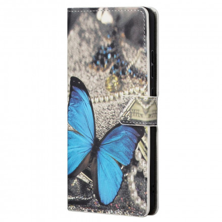 Capa Motorola Edge 20 Pro Butterfly Blue