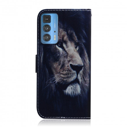 Capa Motorola Edge 20 Pro Dreaming Lion