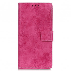Capa para Motorola Edge 20 Pro Leatherette Vintage