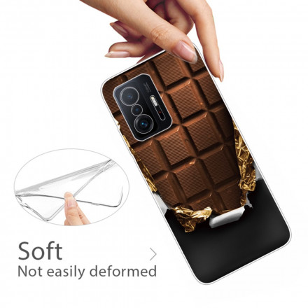 Xiaomi 11T Capa Flexível de Chocolate