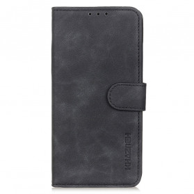 Capa para o efeito KHAZNEH Edge 20 Pro Vintage Leather Effect KHAZNEH da Motorola