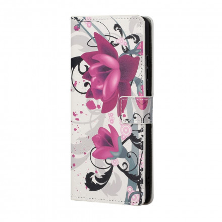 Capa Xiaomi Redmi 10 Flores Tropicais