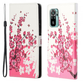 Capa Xiaomi Redmi 10 Flores Tropicais