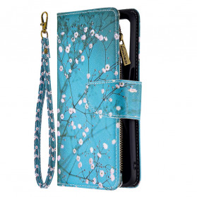 Em frente à A54 5G / A74 5G Zipper Pocket Tree
