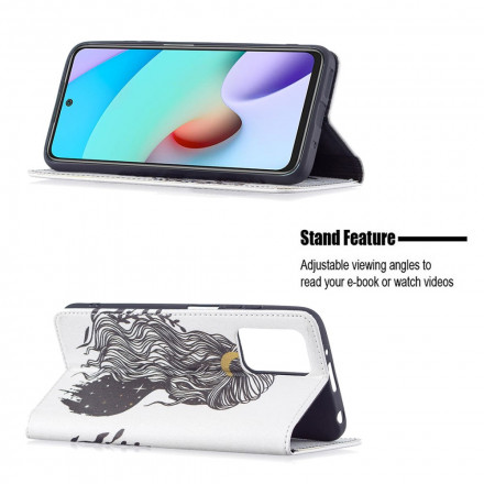 Capa Flip Cover Xiaomi Redmi 10 Nice Hair