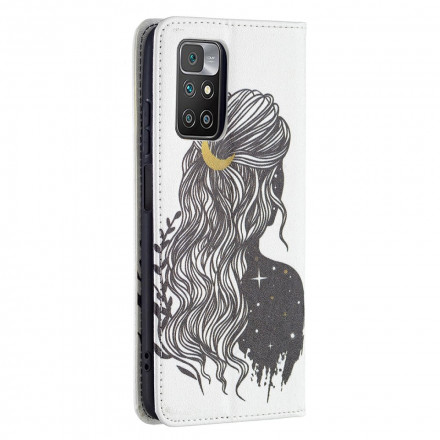 Capa Flip Cover Xiaomi Redmi 10 Nice Hair